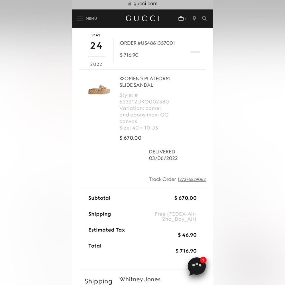 GUCCI WOMEN'S PLATFORM SLIDE SANDAL - Picture 13 of 16